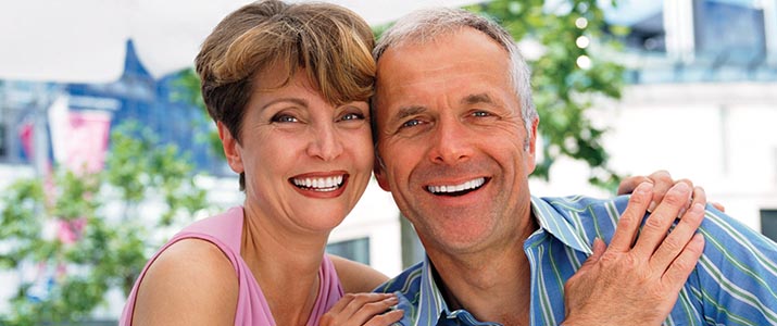 Couple eligible for cosmetic and restorative dental